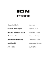 ION PRO200BT Quick Start Manual