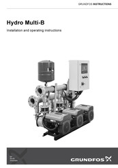 Grundfos Hydro Multi-B Installation And Operating Instructions Manual