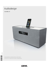 Loewe Audiodesign SoundBox ID Operating Instructions Manual