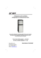 orien FSCD400IM Use & Care Manual
