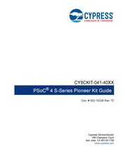Cypress PSoC CY8CKIT-041-40XX Manual