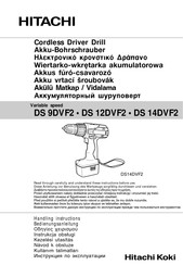 Hitachi DS 14DVF2 Handling Instructions Manual