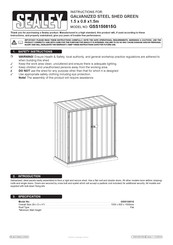 Sealey GSS150815G Instructions Manual
