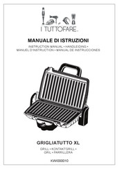 KASANOVA I TUTTOFARE GRIGLIATUTTO XL Instruction Manual