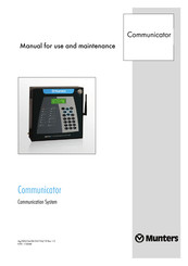 Munters Rotem Communicator Manual For Use And Maintenance