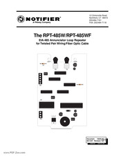 Pittway Notifier RPT-485W Manual