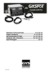 GYS GYSPOT Combi 230 Pro User Manual