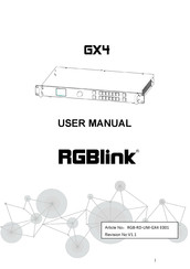 RGBlink GX4 User Manual