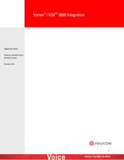 Polycom Vortex Series Application Notes