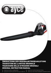 ayce BV-C1536D Original Instruction Manual