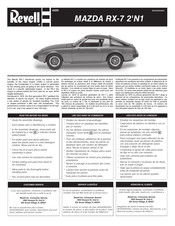 REVELL MAZDA RX-7 2'N1 Instruction Manual