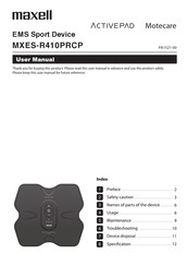 Maxell Activepad Motecare MXES-R410PRCP User Manual