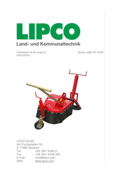 Lipco SF 40 Instructions Manual