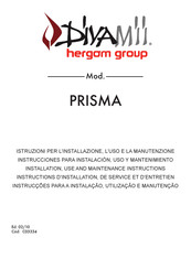 hergom DIVA MII PRISMA Installation, Use And Maintenance Instructions