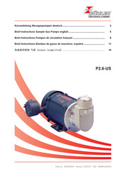Bühler technologies P2.6-US Brief Instructions