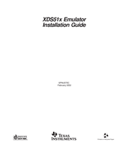 Texas Instruments XDS51x Installation Manual