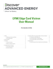 DISCOVER LYNK Edge Card Victron User Manual
