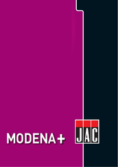 JAC MODENA+ 01 Translation Of The Original Instructions