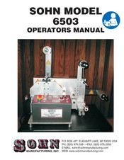 SOHN 6503 Operator's Manual