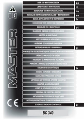 Master BC 340 User And Maintenance Book