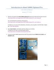 Atmel SAM4L Xplained Pro Quick Start Manual