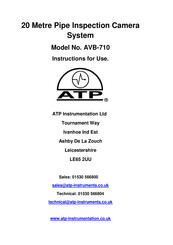 ATP Instrumentation AVB-710 Instructions For Use Manual