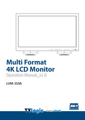 TV Logic LUM-310A Operation Manual