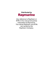 Raymarine ST4000 Plus Owner's Handbook Manual
