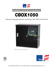 Nice HySecurity CBOX1050 Installation And Programming Manual