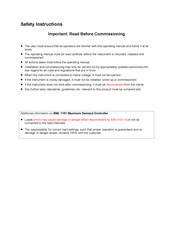 frako EML 1101 Manual