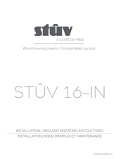 Stuv Stuv 16/68-IN Installation, User And Servicing Instructions