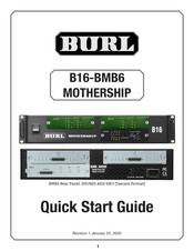 BURL B16 MOTHERSHIP Quick Start Manual