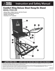 PRIMAL TREESTANDS PVHO-220 Instruction And Safety Manual