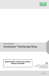 MSA Suretyman Anchorage Sling User Instructions