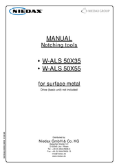 Niedax W-ALS 50X35 Manual