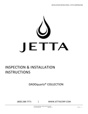 Jetta DADOquartz Series Inspection & Installation Instructions