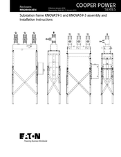 Eaton Cooper Power KNOVA59-1 Assembly And Installation Instructions Manual