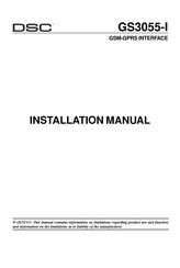DSC gs3055-i cf Installation Manual