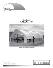 ClearSpan Tall Boy Moo-Tel Instruction Manual