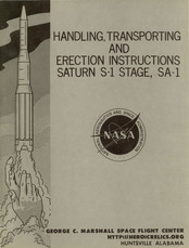 NASA Saturn SA-1 Handling, Transporting And Erection Instructions