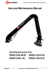 Klimawent ERGO LUX-M-R Use And Maintenance Manual