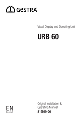 GESTRA URB 60 Original Installation & Operating Manual