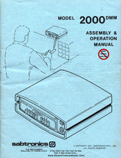 Sabtronics 2000 DMM Assembly & Operation Manual