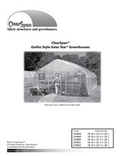 Clearspan Gothic Style Solar Star Instruction Manual
