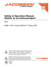 Textron Jacobsen AR-5 Safety & Operation Manual