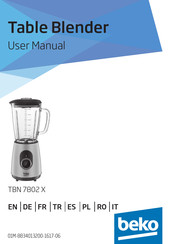 Beko TBN 7802 X User Manual
