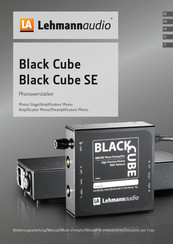 Lehmannaudio Black Cube SE Manual