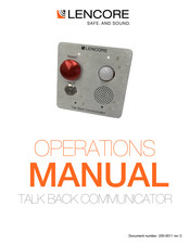 Lencore G8254 Operation Manual