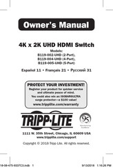 Tripp-Lite B119-004-UHD Owner's Manual