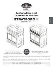 Osburn STRATFORD II OB04007 Installation And Operation Manual